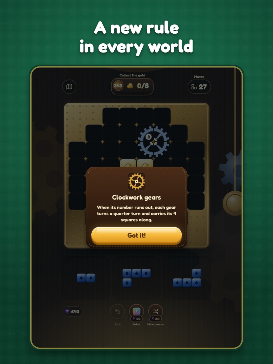 iPad screenshot 3: “A new rule in every world”